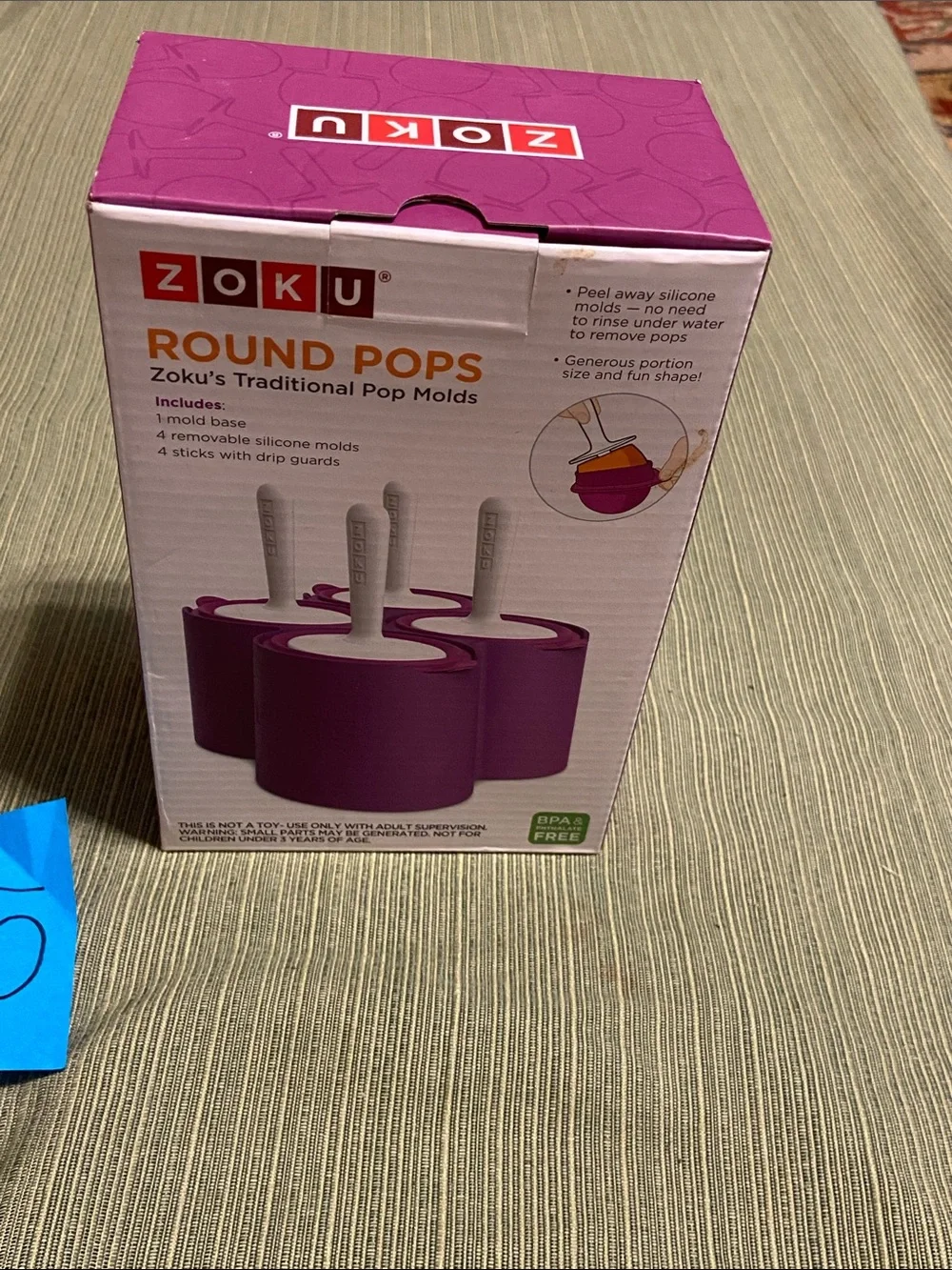 Purple Round Pops Traditional Pop Molds